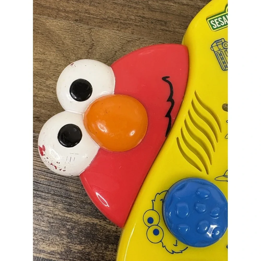 Sesame Street Giggle Machine Sensory Noises Lights Elmo Cookie Monster Tested